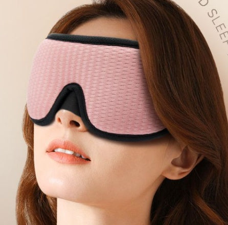 Bulwark 3D Eye Mask Breathable Shading Sleep Eye Shield with Earplugs for Travel & Relaxation