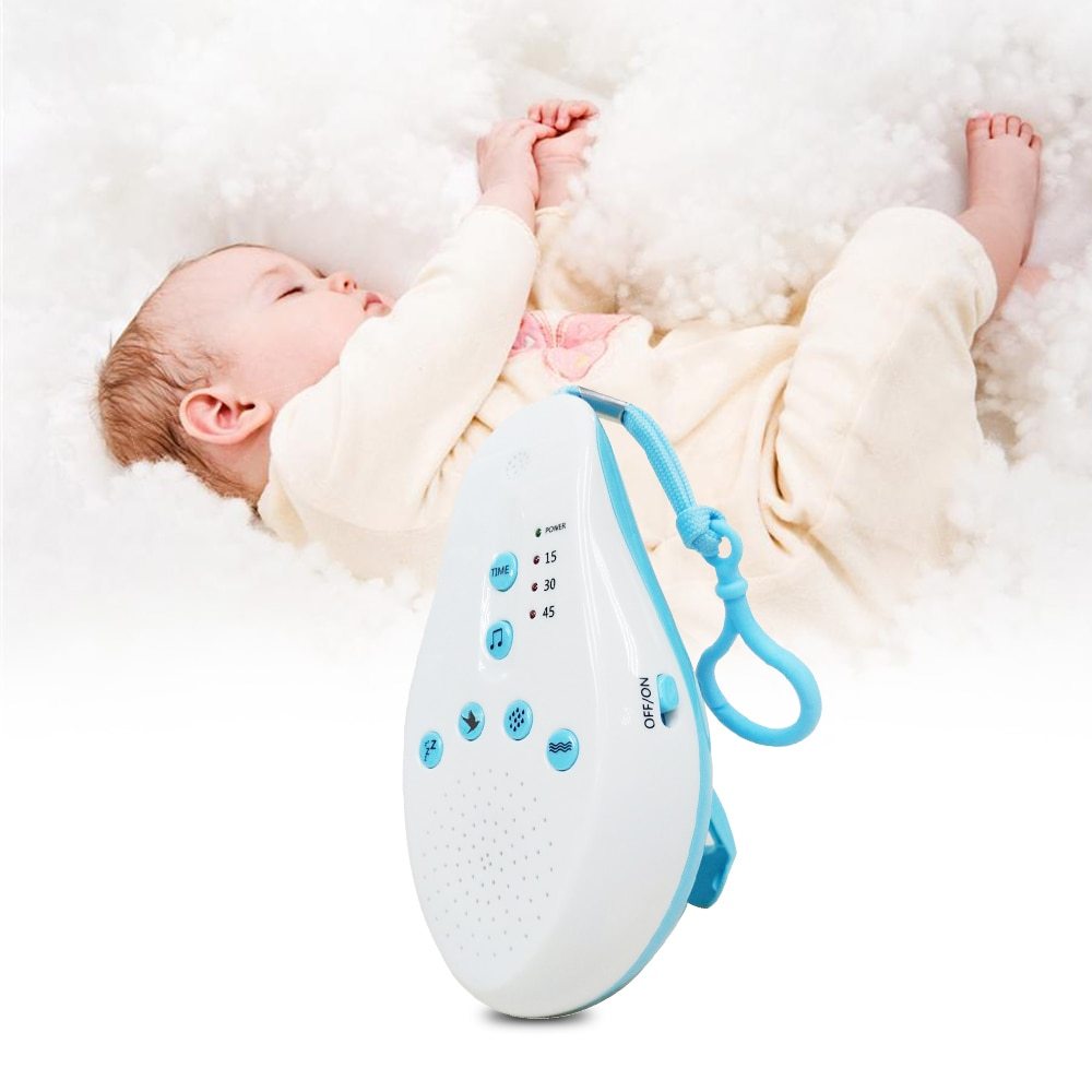 Melozx Baby White Noise Sleep Machine Soothing Sounds & Lullabies for Peaceful Sleep & Comfort Sleep