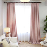Nighture Pure Color Linen Curtain