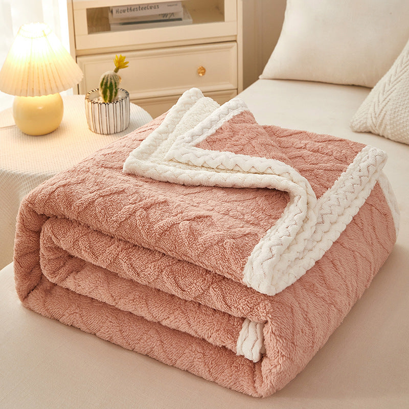 CoolWeave Coral Fleece Blanket
