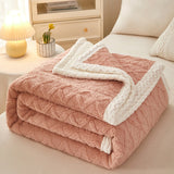 CoolWeave Coral Fleece Blanket
