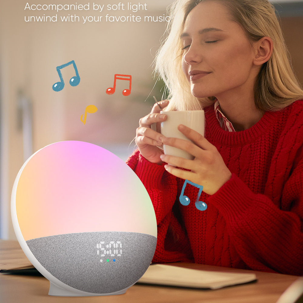 Sonorazx White Noise Bluetooth RGB Speaker for Relaxation & Mood Lighting