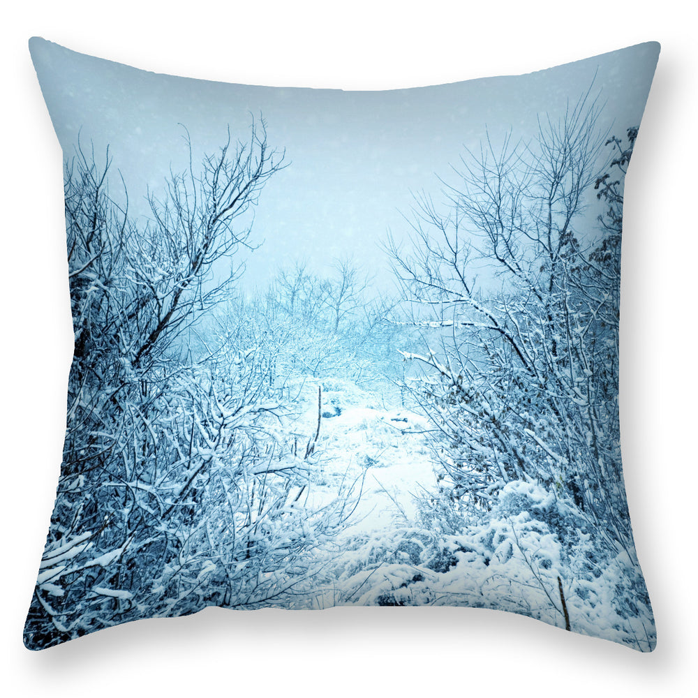 LuxeSlumber Snow Landscape Pillowcase