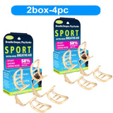 Two boxes of Sport Intra-Nasal Breathe Aid with four gold-colored devices on a white background.