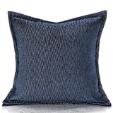 DreamLuxe Denim Blue Minimalist Living Room Sofa Pillow