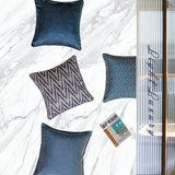 DreamLuxe Denim Blue Minimalist Living Room Sofa Pillow