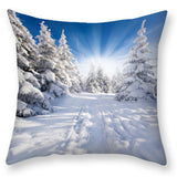 LuxeSlumber Snow Landscape Pillowcase