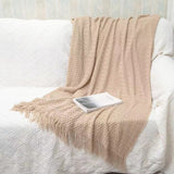 HomeHaven Woven Shawl Blanket