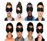 Poluszx Sleep Eye Mask Adjustable Breathable Full Blackout Nap Mask for Comfort & Relax