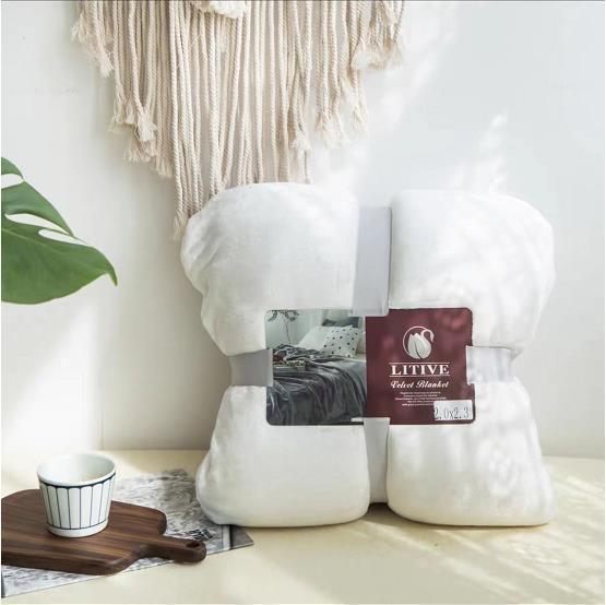 SoftLuxe Coral Velvet Flannel Blanket