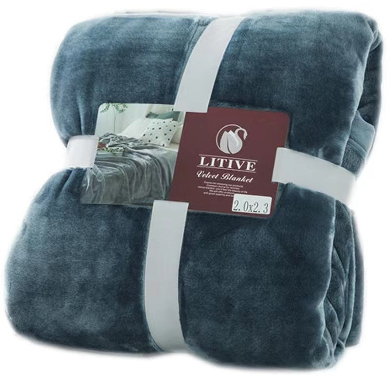 SoftLuxe Coral Velvet Flannel Blanket