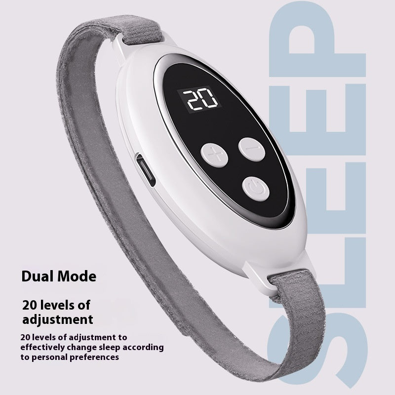 Athreaz Intelligent Hand Grip Sleep Aid Instrument EMS Pulse & White Noise for Relaxation & Comfort Sleep