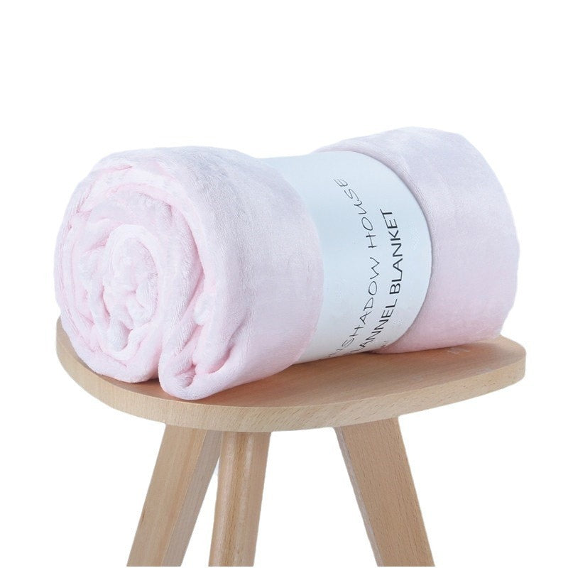 ZephyrRest Flannel Coral Fleece Blanket