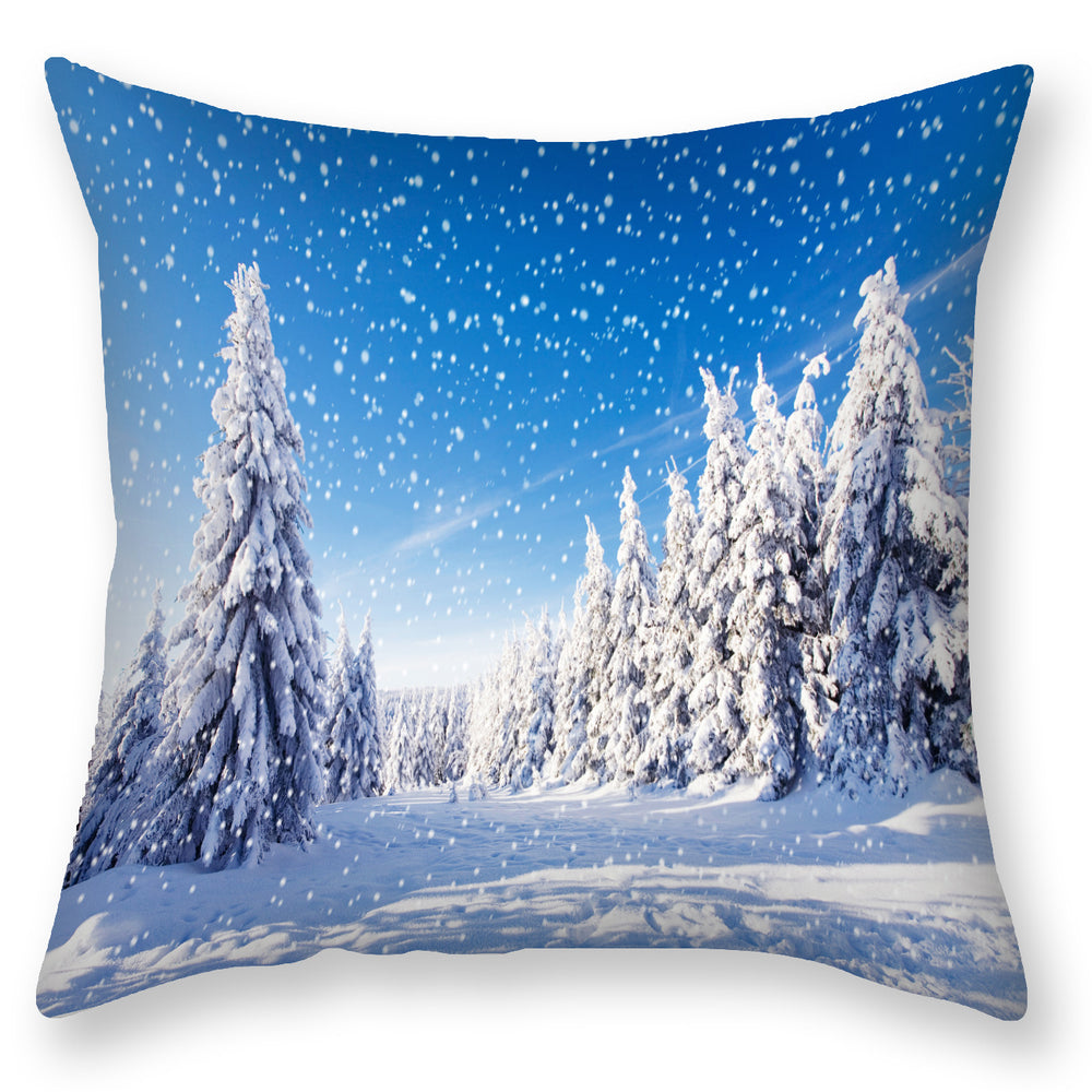 LuxeSlumber Snow Landscape Pillowcase