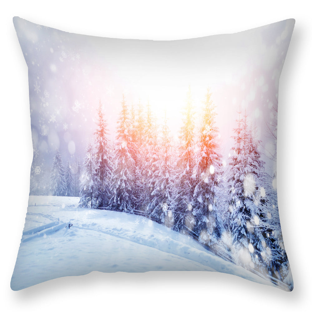 LuxeSlumber Snow Landscape Pillowcase