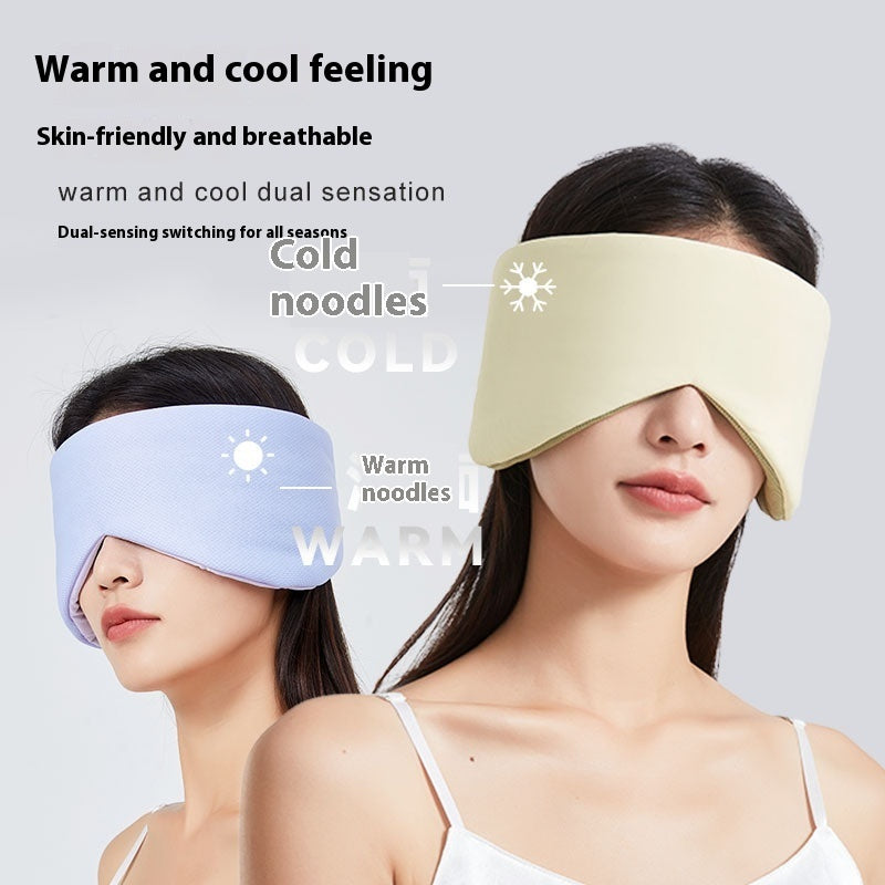 Polarisom Warm & Cool Eye Mask Space Capsule Shade Relief for Travel Nap & Office