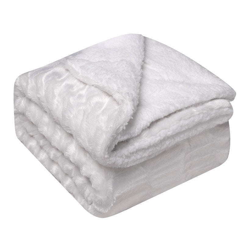 ToastyLoom Thickened Flannel Lamb Wool Blanket
