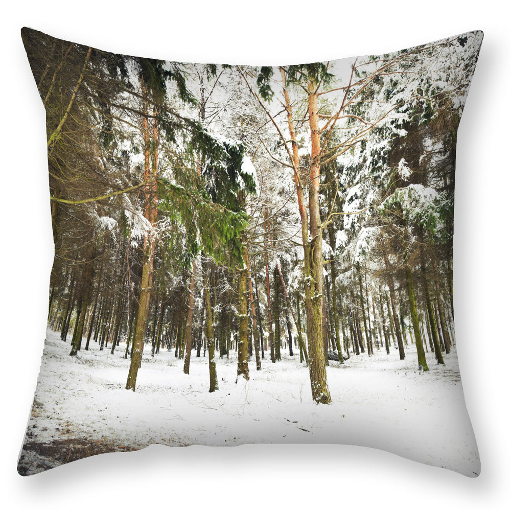 LuxeSlumber Snow Landscape Pillowcase