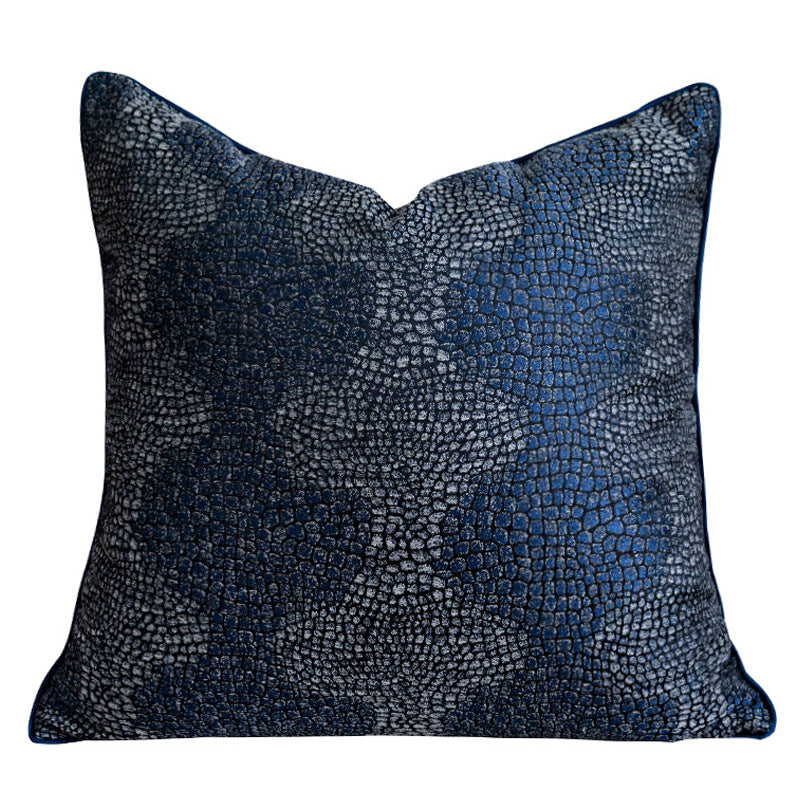 DreamLuxe Denim Blue Minimalist Living Room Sofa Pillow