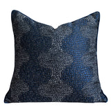 DreamLuxe Denim Blue Minimalist Living Room Sofa Pillow