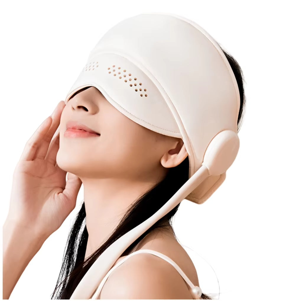 Unwinded Sleep Aid Head & Eye Massager Heat Therapy & Relaxation for Home & Travel