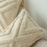 DreamSilk Tassel Tufted Pillow Cover