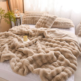 CozyCloud Rabbit Velvet Blanket