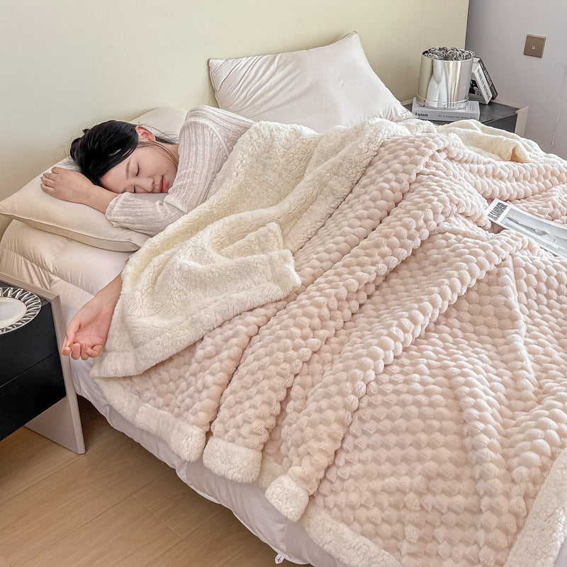 JIcyLoom Jacquard Lambswool Blanket