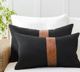 RestAura PU Leather Pillow Cover