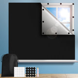 Velox Travel Curtains Blackout DIY Portable Suction Cup for Bedroom & Living Room