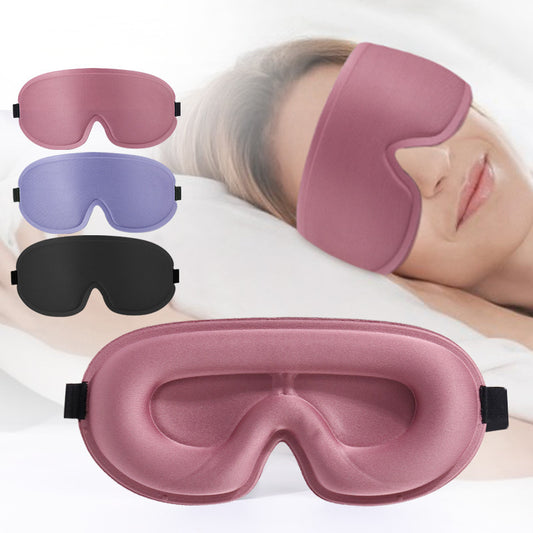 Stillerx 3D Blackout Eye Mask 3D Deep Contoured Sleep Mask Lash Extensions No Pressure for Sleep & Relaxation