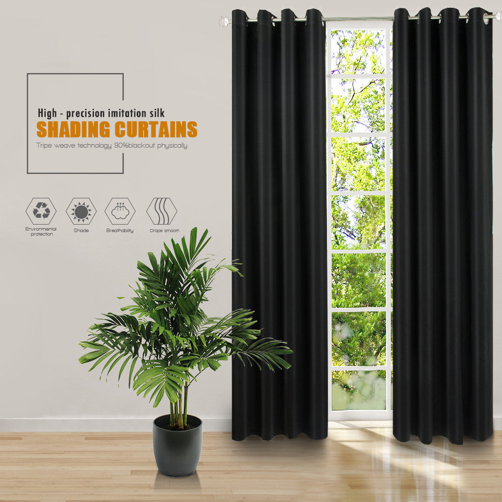 Hyggia Nordic Style Insulated Curtains High Shading & Thermal Protection for Bedroom & Living Room