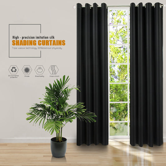 Hyggia Nordic Style Insulated Curtains High Shading & Thermal Protection for Bedroom & Living Room