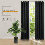 Hyggia Nordic Style Insulated Curtains High Shading & Thermal Protection for Bedroom & Living Room