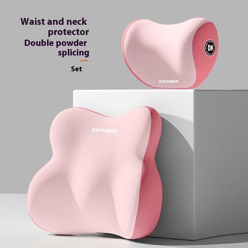 HeavenlyNest Car Headrest & Lumbar Pillow