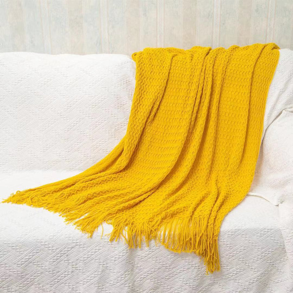 HomeHaven Woven Shawl Blanket