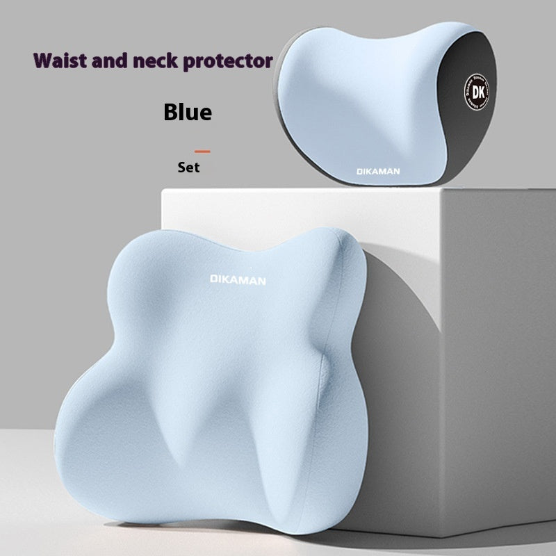 HeavenlyNest Car Headrest & Lumbar Pillow