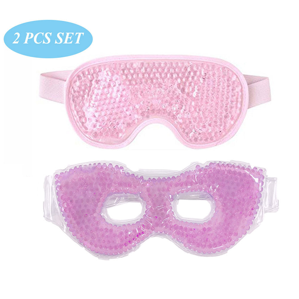 Respitezx Travel Sleep Eye Mask with Cold & Hot Compress Relief PVC for Comfort Sleep & Relaxation
