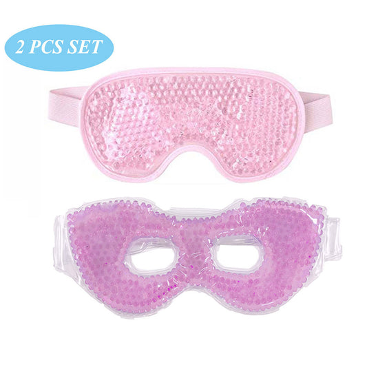 Respitezx Travel Sleep Eye Mask with Cold & Hot Compress Relief PVC for Comfort Sleep & Relaxation