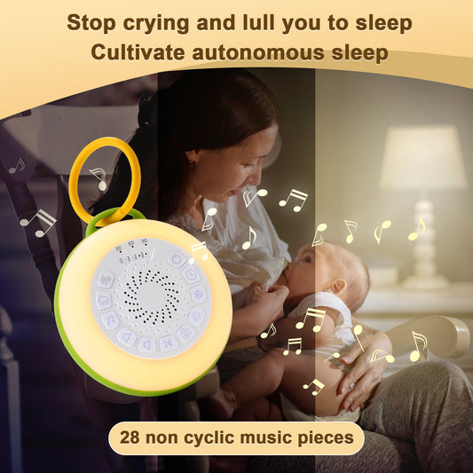 Cradleir White Noise Bluetooth Baby Soothing Music Device Rechargeable & Timer Function for Better Sleep & Relaxation