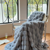 CozyCloud Rabbit Velvet Blanket