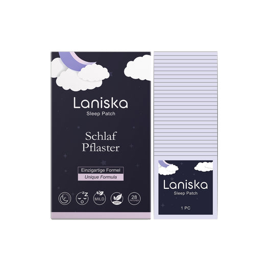 Laniska Sleep Patch with Chamomile & Lavender Natural Sleep Aid for Stress Relief & Relaxation