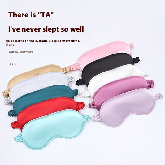 Gazendam Double-Sided Ice Silk Eye Mask Breathable Shading Sleep Mask for Travel & Home