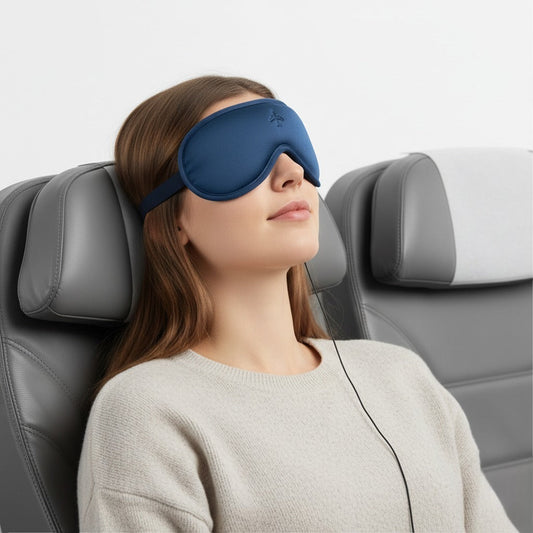 durable travel eye mask with protective case