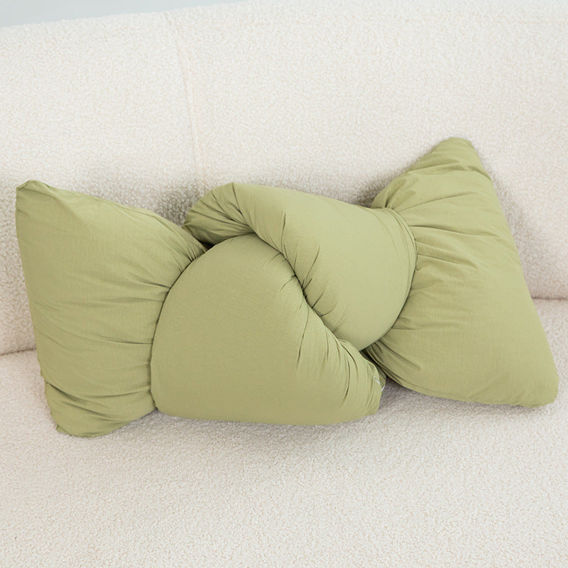 VelvetCloud Knotted Pillow
