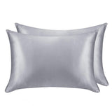 SilkenDreams Silk Satin Zipper Pillowcase 
