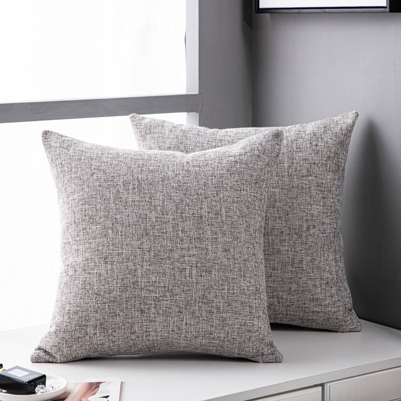 CozyWhisper Linen Sofa Pillow Cover 