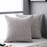 CozyWhisper Linen Sofa Pillow Cover 