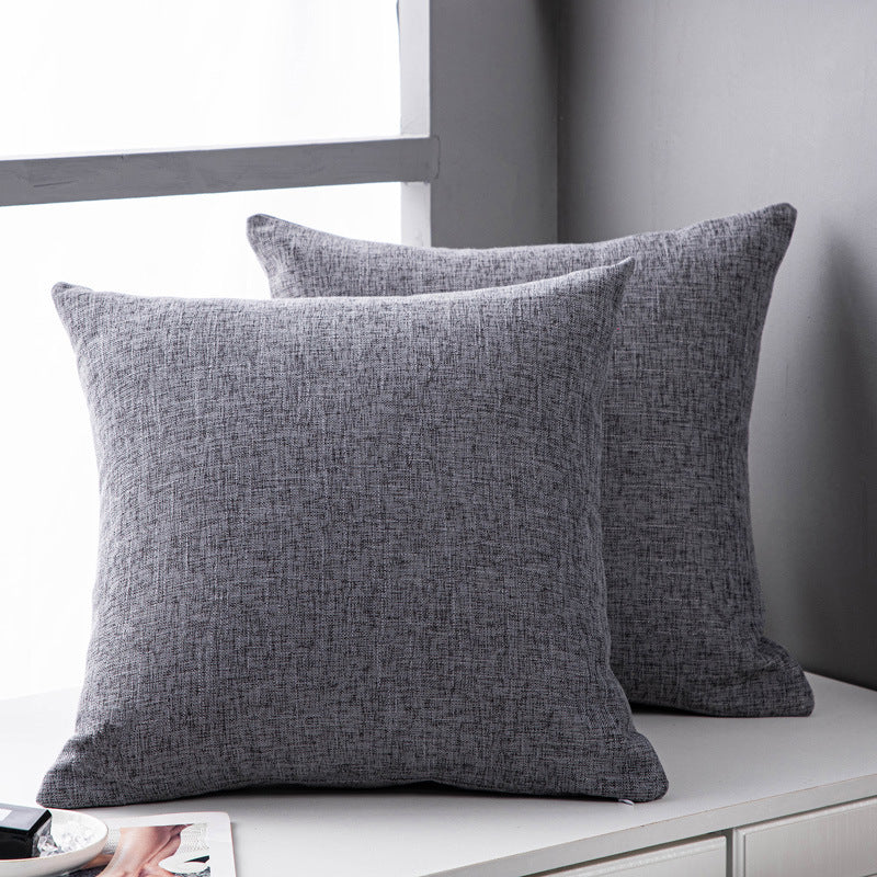 CozyWhisper Linen Sofa Pillow Cover 