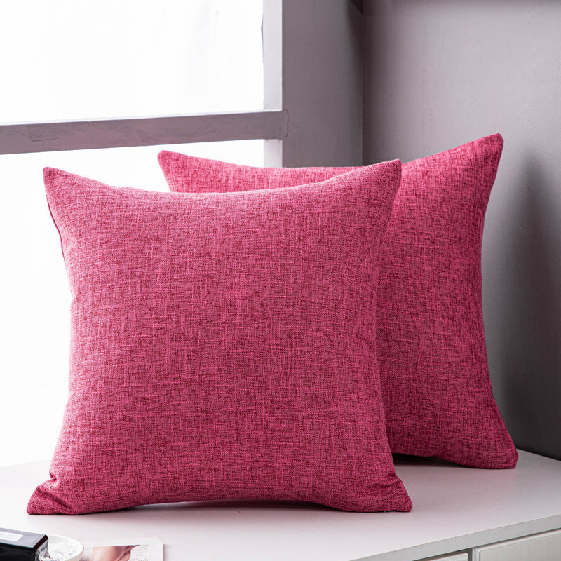 CozyWhisper Linen Sofa Pillow Cover 